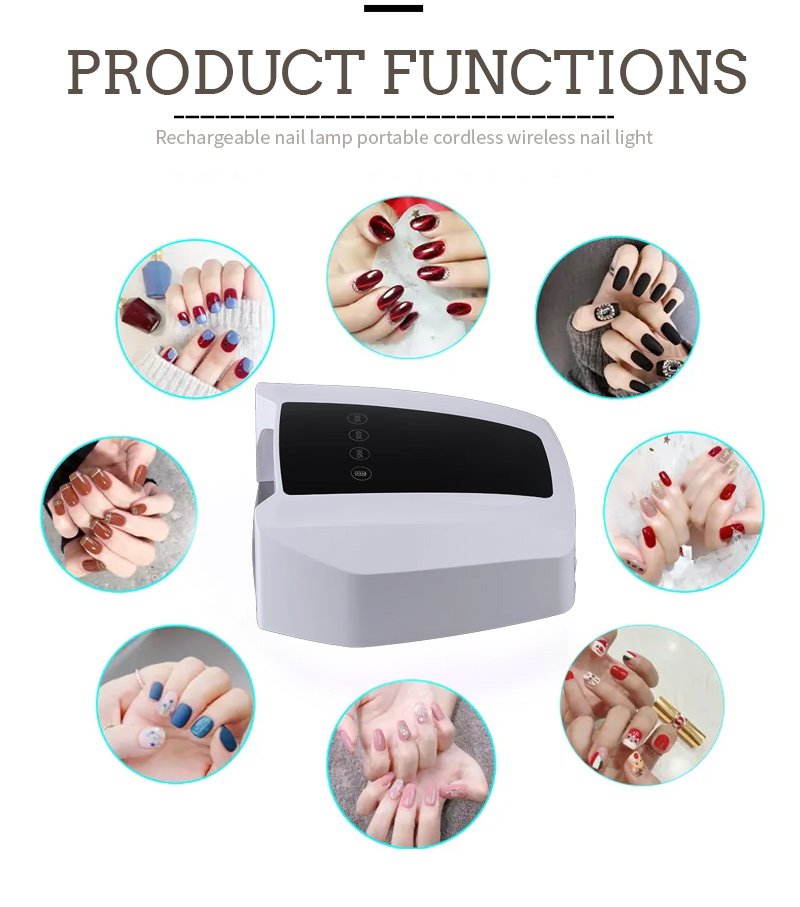 Pro UV Nail Light Salon Results at Home